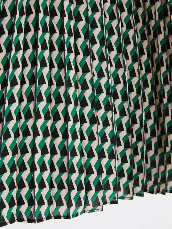 ANTHROPOLOGIE / DANIEL RAINN Daniela Pleated Midi Skirt - Sz XS - Picture 4 of 8